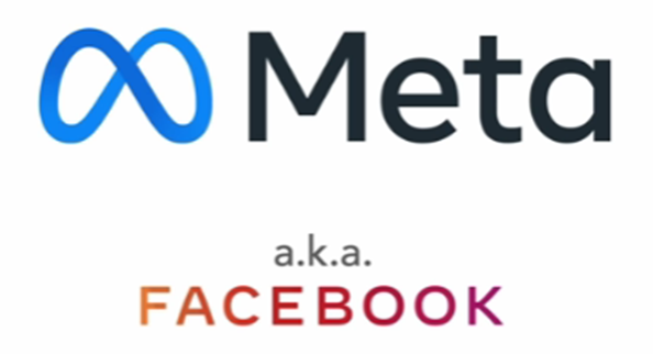 Logo Meta dari facebook