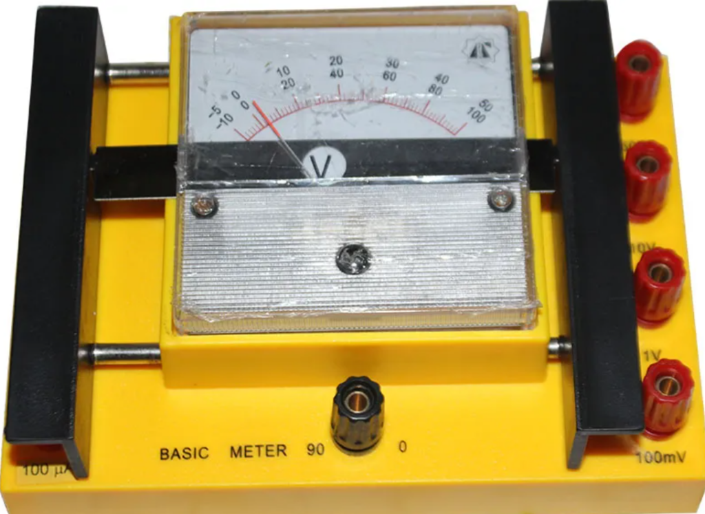 Gambar 2b. Basic meter sebagai Voltmeter